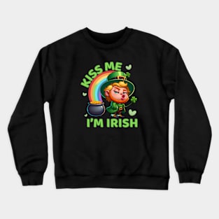 Kiss Me I'm Irish Crewneck Sweatshirt